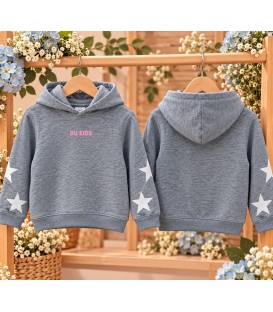 sudadera gris estrella