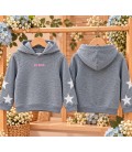 sudadera gris estrella